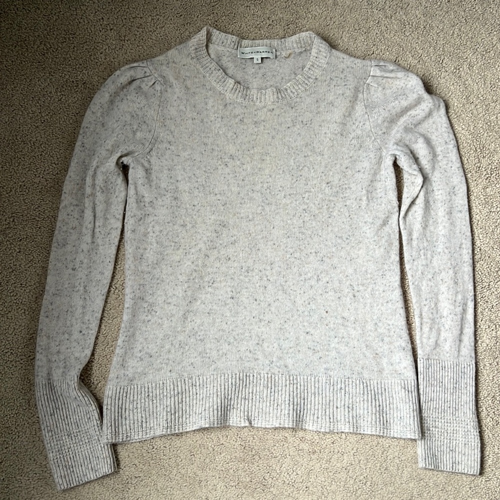 white + warren 100% cashmere sweater